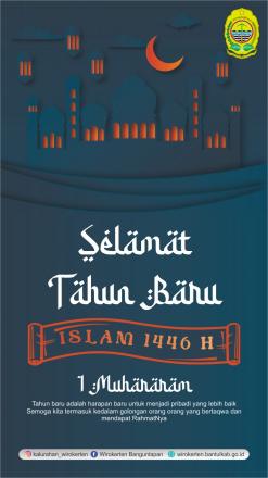 Selamat Tahun Baru Islam 1 Muharam. 1446 H