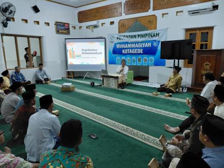 Pengajian Pimpinan Muhammadiyah Kotagede di PRM Mutihan