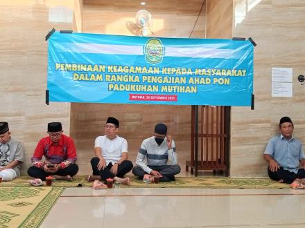 Pengajian Ahad Pon Padukuhan Mutihan, Wadah Silaturahmi dan Peningkatan Keimanan