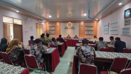 Rapat Koordinasi Rutin Pamong Kalurahan 