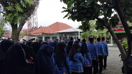 Pemerintah Kalurahan Wirokerten Ikuti Upacara Peringatan Hari Pahlawan di Kapanewon Banguntapan