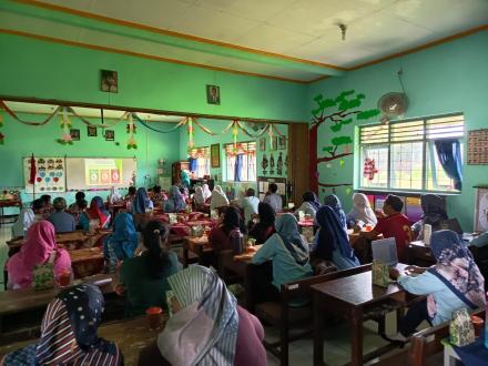 Pelatihan Pengelolaan Sampah bagi Guru, Pegawai, dan Siswa SD Negeri Mutihan.